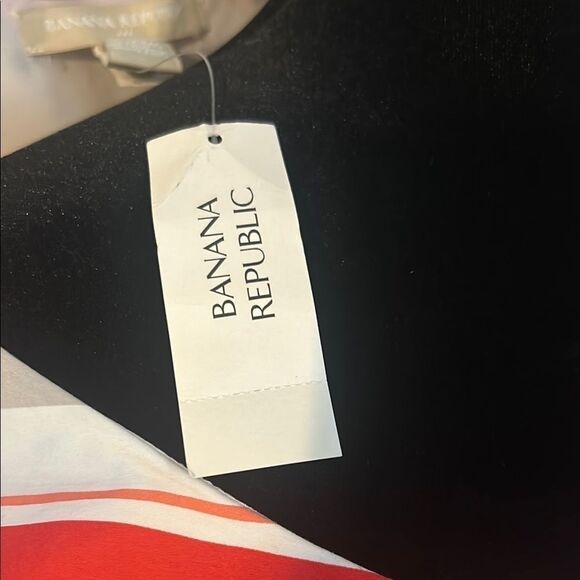 NWT Banana Republic Red White Sheath Mini Dress   B - Picture 3 of 11